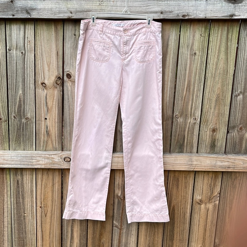 Loft pink pants size 6
